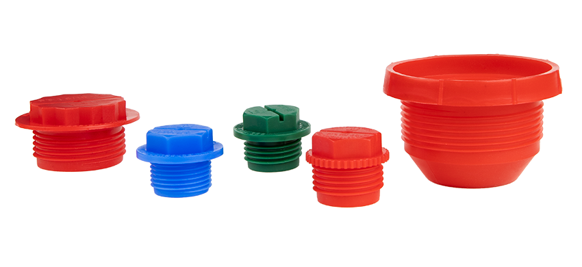 HDPE threaded plugs from Echo Engineering