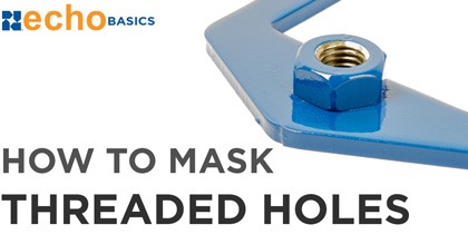 masking a threaded hole