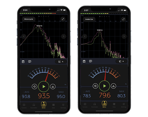 decibel meter app results