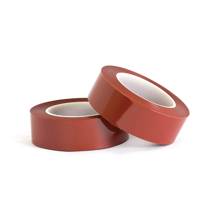 Rusty red tape for powder coating