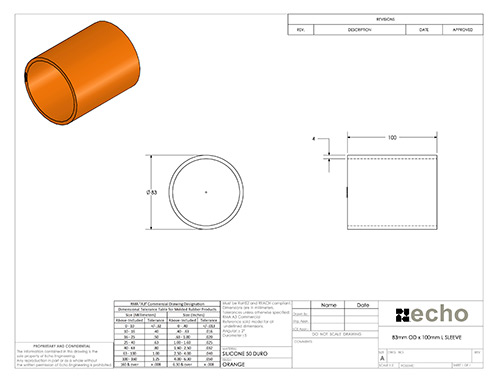 silicone sleeve for e-coating