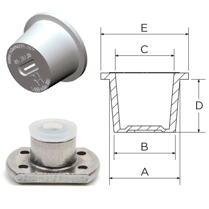 silicone vented plugs for powder coating