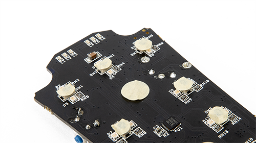 crepe dots for printed circuit boards