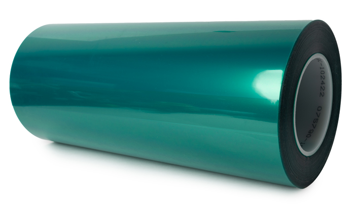 lined green poly masking tape for powder coating