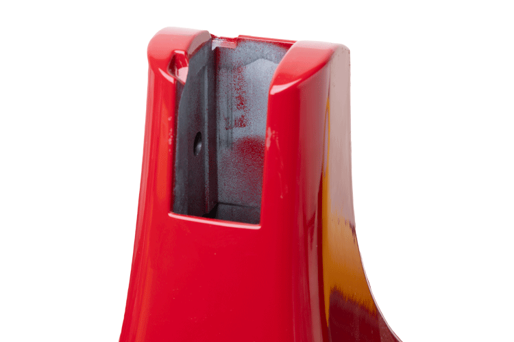 Powder coating overspray