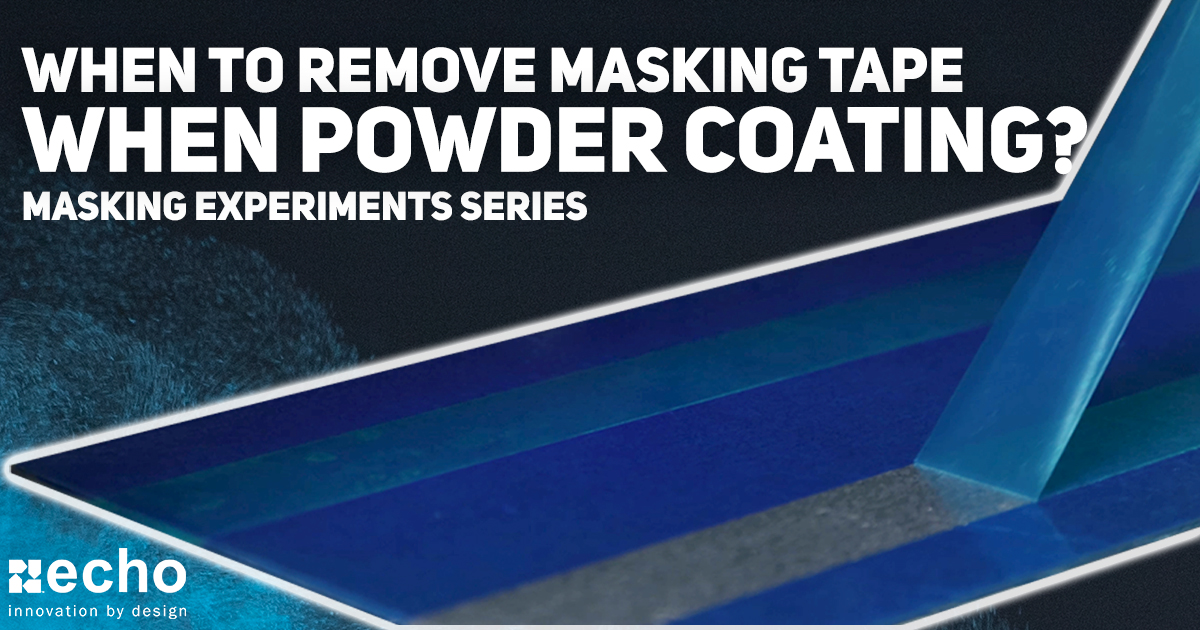 removing powder coating tape