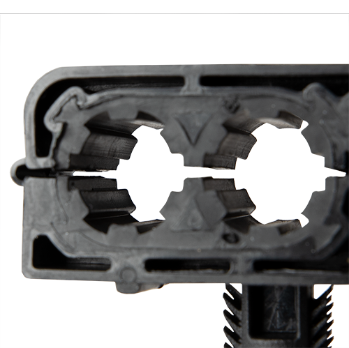 automotive line clip with nvh tpe